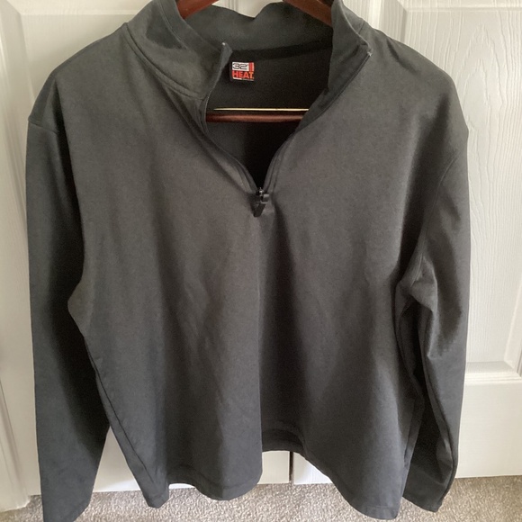 MENS 32Degree HEAT Pullover Gray Long Sleeves Size XL 1/4 Zip - Picture 1 of 6